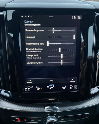 Volvo XC 60 cena 133500 przebieg: 143445, rok produkcji 2020 z Szczecin małe 742